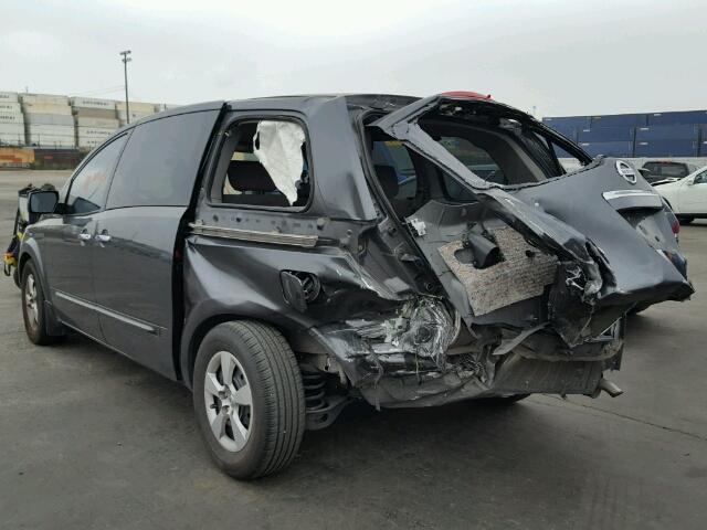 5N1BV28U29N108872 - 2009 NISSAN QUEST S/SE CHARCOAL photo 3