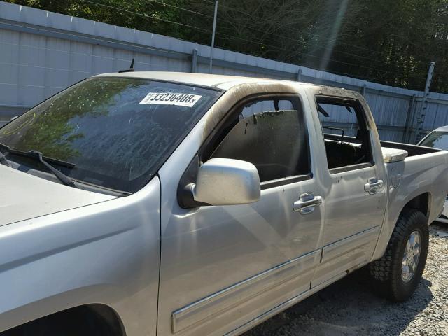1GCHTCFE2C8101741 - 2012 CHEVROLET COLORADO L SILVER photo 10