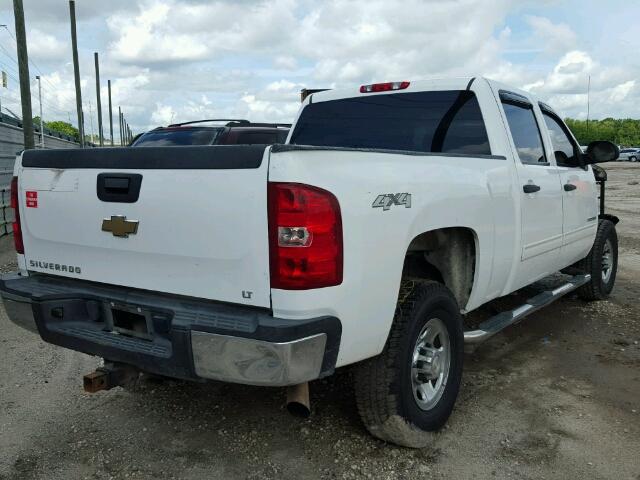 1GC4KXBG7AF104742 - 2010 CHEVROLET SILVERADO WHITE photo 4