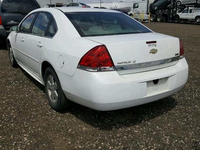 2G1WB5EK0A1237419 - 2010 CHEVROLET IMPALA WHITE photo 3