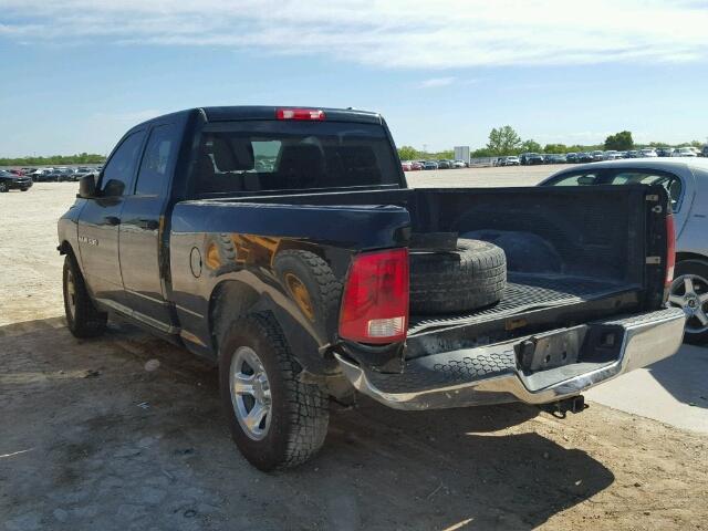 1D7RB1GP4BS703575 - 2011 DODGE RAM 1500 Q BLACK photo 3