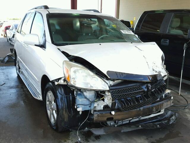 5TDZA22C95S273921 - 2005 TOYOTA SIENNA XLE WHITE photo 1