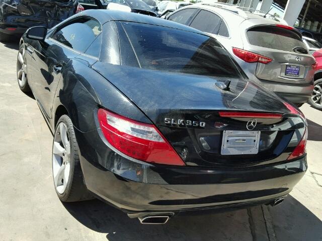 WDDPK5HA5CF009643 - 2012 MERCEDES-BENZ SLK BLACK photo 3