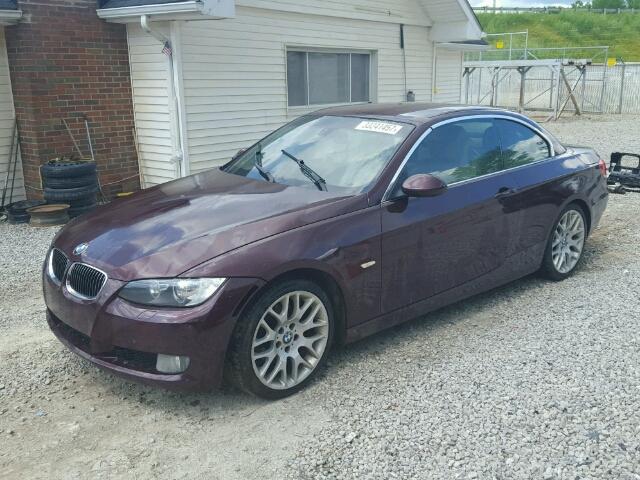 WBAWL13537PX14962 - 2007 BMW 328 I MAROON photo 2