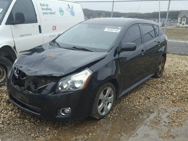 5Y2SP67059Z458946 - 2009 PONTIAC VIBE BLACK photo 2