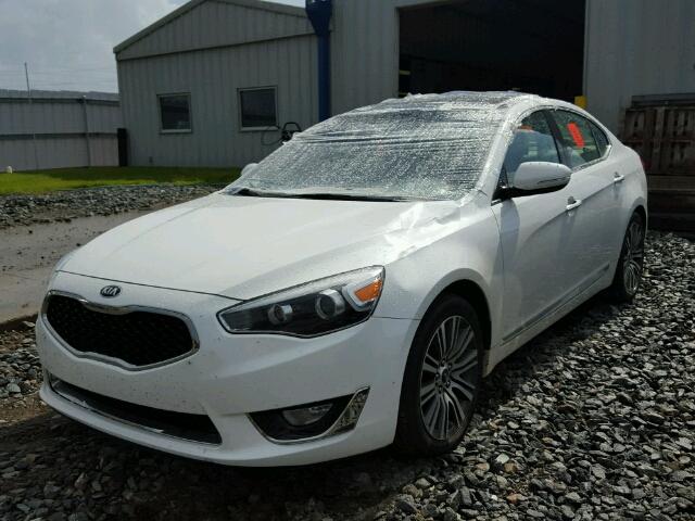 KNALN4D70F5182224 - 2015 KIA CADENZA PR WHITE photo 2