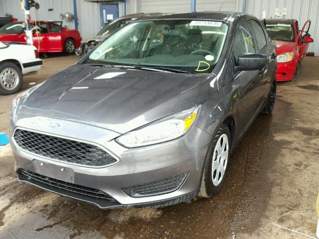 1FADP3E27GL253629 - 2016 FORD FOCUS S GRAY photo 2