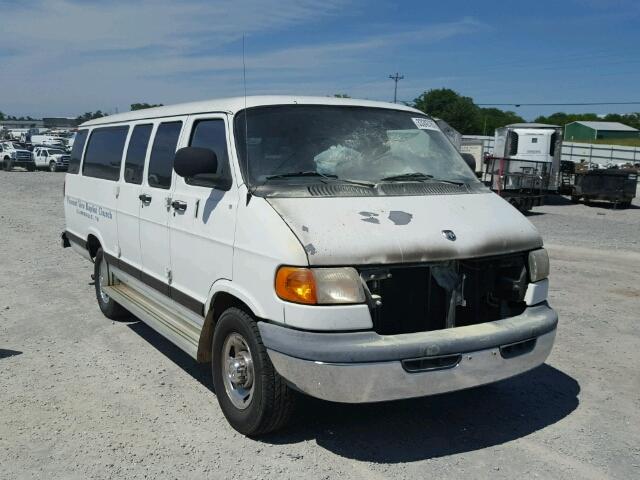 2B5WB35Z7YK115064 - 2000 DODGE RAM WAGON WHITE photo 1