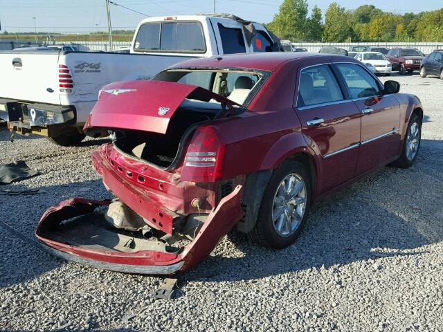 2C3KA63H27H767241 - 2007 CHRYSLER 300C RED photo 4