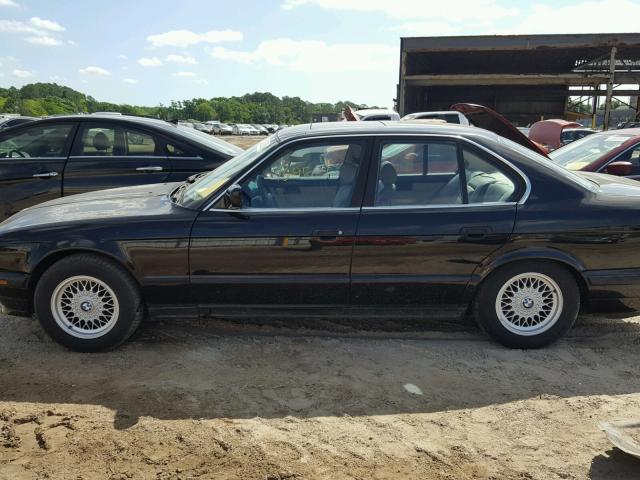 WBAHD1316K2173656 - 1989 BMW 535 I BLACK photo 9