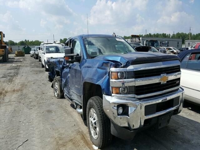 1GC1KVEG2FF586353 - 2015 CHEVROLET SILVERADO BLUE photo 1