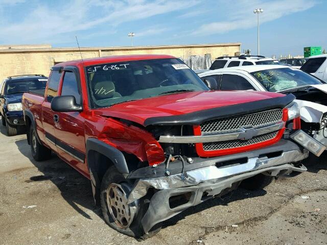 1GCEK19TX3E267317 - 2003 CHEVROLET SILVERADO RED photo 1