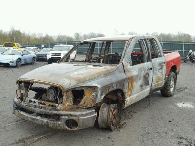 3D7KS28C66G116312 - 2006 DODGE RAM 2500 S RED photo 2