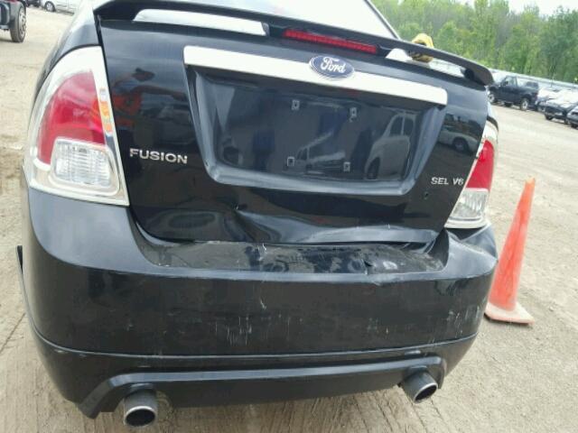 3FAHP08198R231489 - 2008 FORD FUSION BLACK photo 9