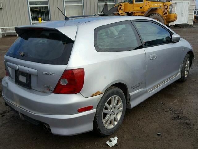 SHHEP33503U700177 - 2003 HONDA CIVIC SI SILVER photo 4