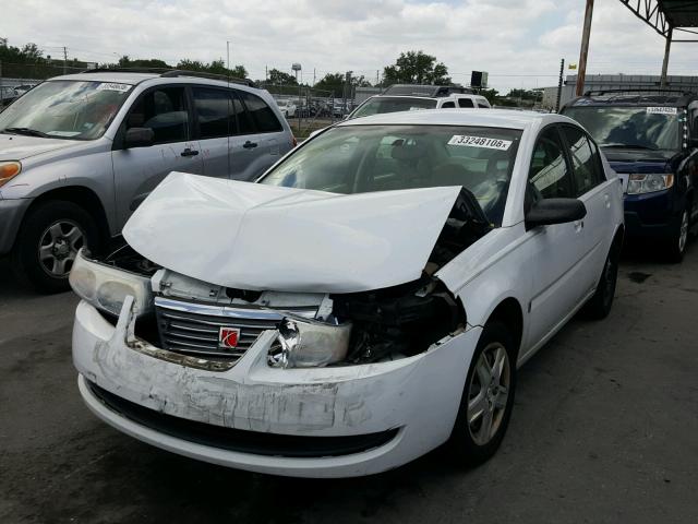 1G8AJ55FX7Z159569 - 2007 SATURN ION LEVEL WHITE photo 2