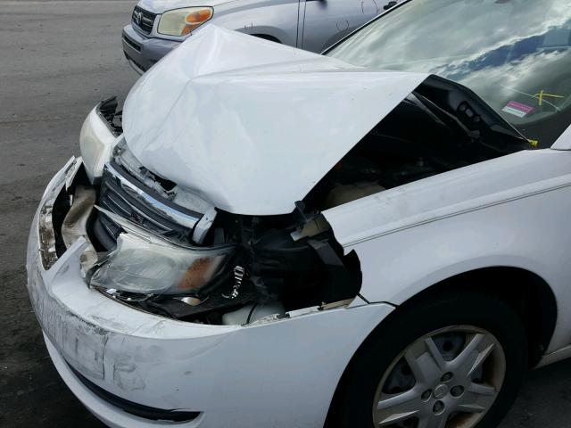 1G8AJ55FX7Z159569 - 2007 SATURN ION LEVEL WHITE photo 9