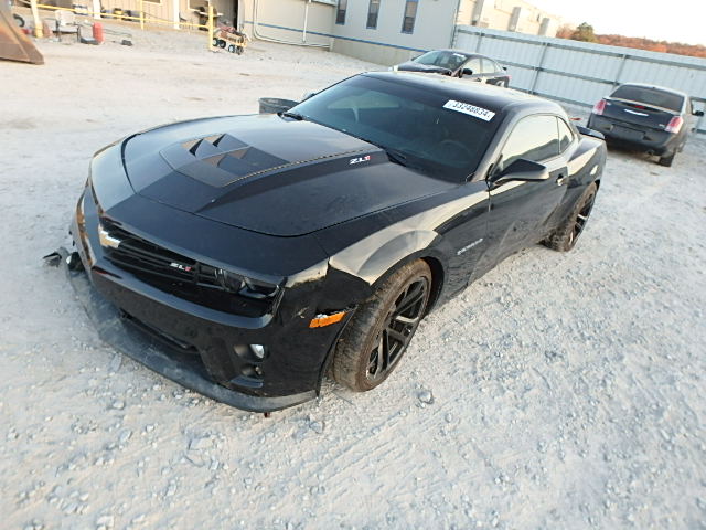 2G1FS1EP8C9800905 - 2012 CHEVROLET CAMARO ZL1 BLACK photo 2