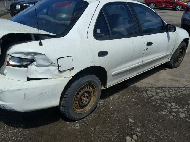 1G1JC524817380618 - 2001 CHEVROLET CAVALIER B WHITE photo 4