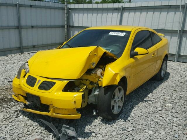 1G2AL15F277398929 - 2007 PONTIAC G5 YELLOW photo 2