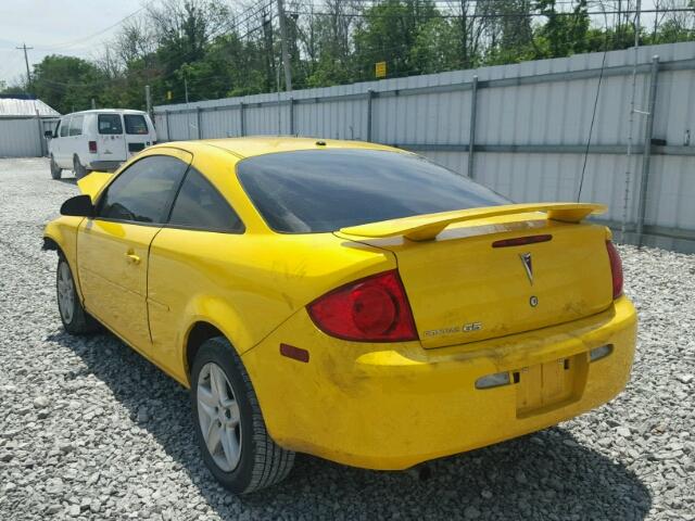 1G2AL15F277398929 - 2007 PONTIAC G5 YELLOW photo 3