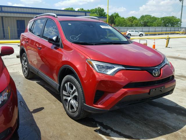 2T3ZFREV9HW356890 - 2017 TOYOTA RAV4 LE RED photo 1