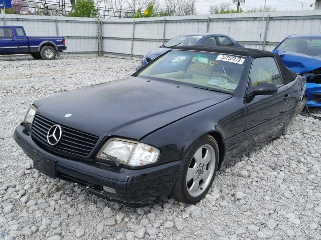 WDBFA68F2XF178467 - 1999 MERCEDES-BENZ SL 500 BLACK photo 2