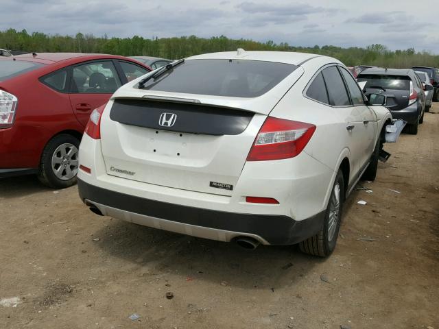 5J6TF3H30DL002230 - 2013 HONDA CROSSTOUR WHITE photo 4