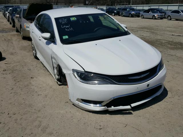 1C3CCCAB9FN649110 - 2015 CHRYSLER 200 LIMITE WHITE photo 1