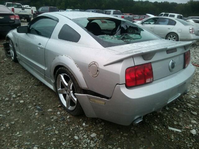 1ZVHT82H495101504 - 2009 FORD MUSTANG GT SILVER photo 3