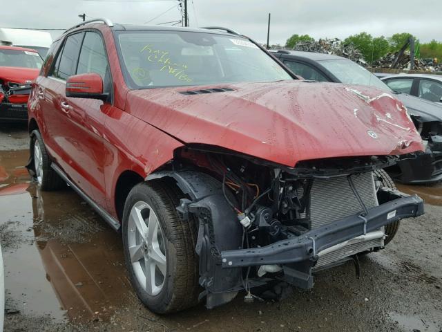 4JGDA5HB9JB011100 - 2018 MERCEDES-BENZ GLE 350 4M BURGUNDY photo 1