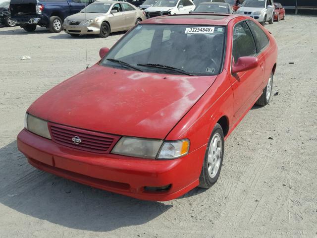 1N4AB42D9TC529705 - 1996 NISSAN 200SX BASE RED photo 2