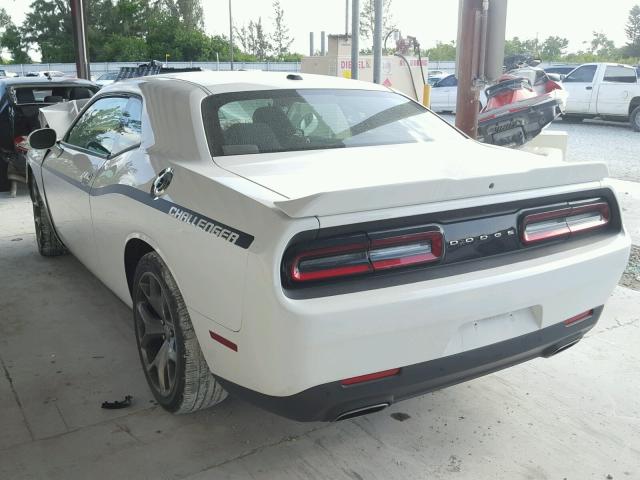 2C3CDZAG4FH761379 - 2015 DODGE CHALLENGER WHITE photo 3