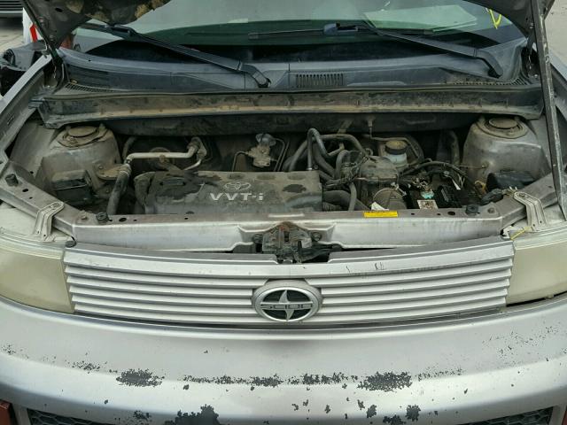 JTLKT324864043220 - 2006 TOYOTA SCION XB GRAY photo 7