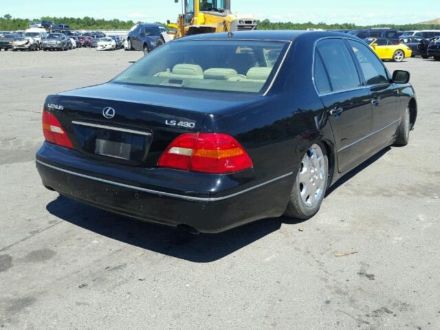 JTHBN30F320052644 - 2002 LEXUS LS 430 BLACK photo 4