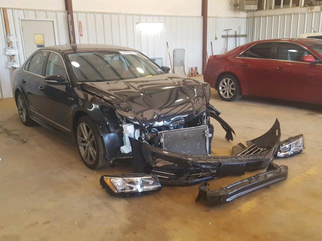 1VWDT7A38HC071125 - 2017 VOLKSWAGEN PASSAT R-L BLACK photo 1