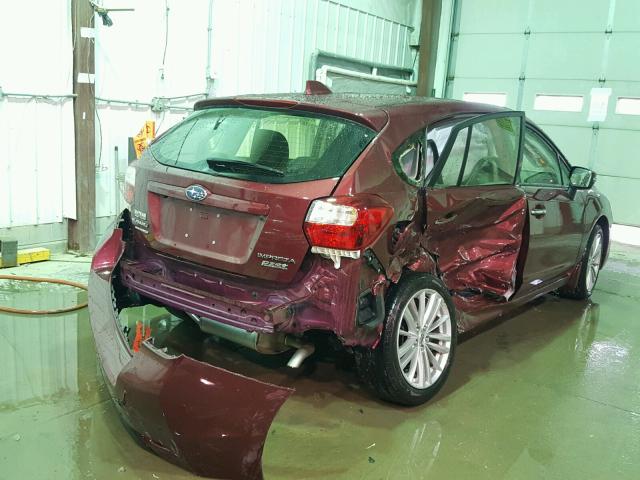 JF1GPAK65G8232354 - 2016 SUBARU IMPREZA LI MAROON photo 4