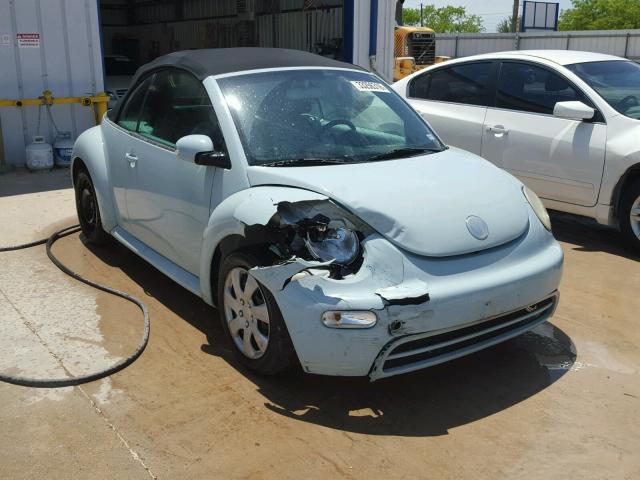 3VWBM31Y35M354745 - 2005 VOLKSWAGEN NEW BEETLE 蓝色 照片 1