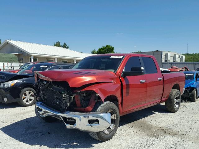 3D7TP2CL6AG167847 - 2010 DODGE RAM 2500 RED photo 2