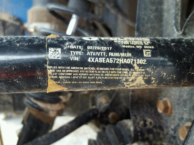 4XASEA572HA071302 - 2017 POLARIS SPORTSMAN 蓝色 照片 10