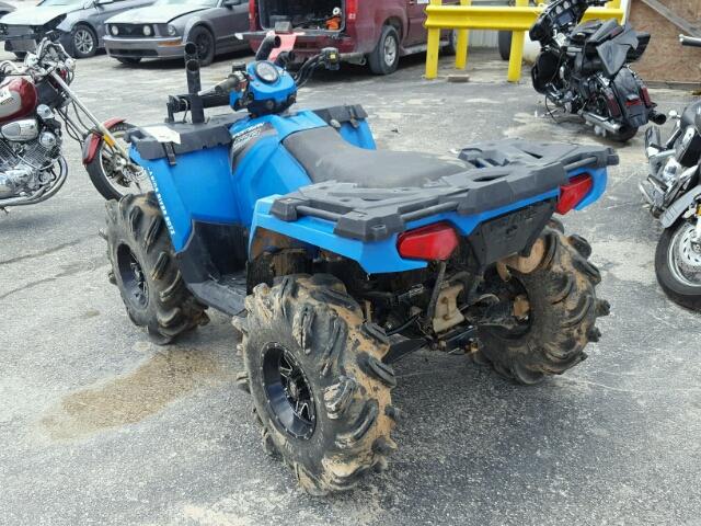 4XASEA572HA071302 - 2017 POLARIS SPORTSMAN BLUE photo 3