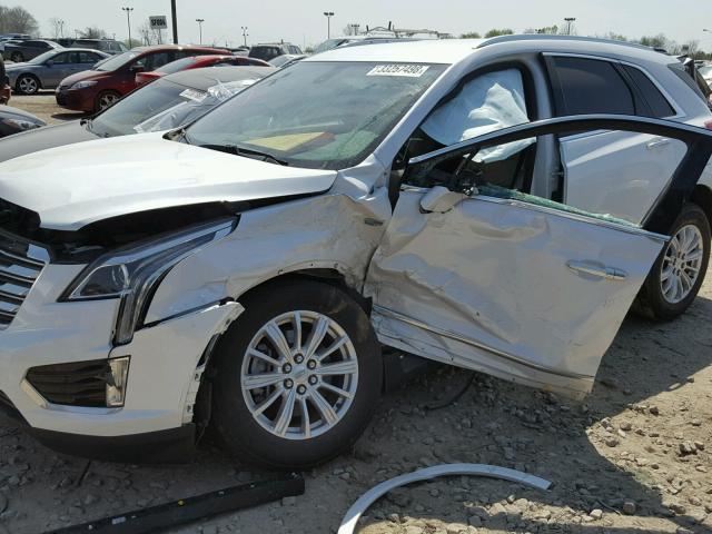 1GYKNARS3HZ163442 - 2017 CADILLAC XT5 WHITE photo 9