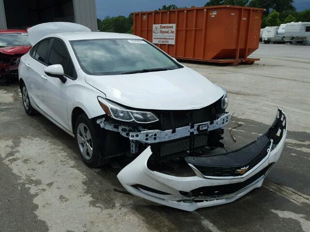 1G1BC5SM1G7322833 - 2016 CHEVROLET CRUZE LS WHITE photo 1