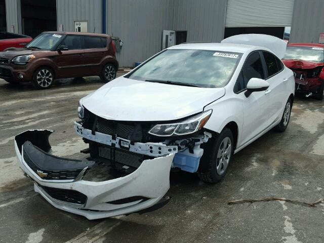 1G1BC5SM1G7322833 - 2016 CHEVROLET CRUZE LS WHITE photo 2