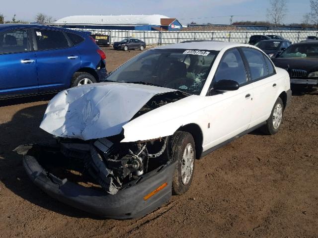 1G8ZH5284XZ260854 - 1999 SATURN SL1 WHITE photo 2