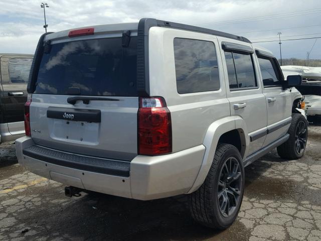1J8HG48K78C235736 - 2008 JEEP COMMANDER WHITE photo 4