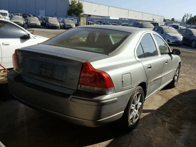 YV1RS592962504492 - 2006 VOLVO S60 2.5T SILVER photo 4