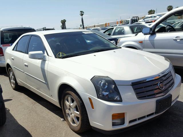 1G6DM57T760114639 - 2006 CADILLAC CTS WHITE photo 1