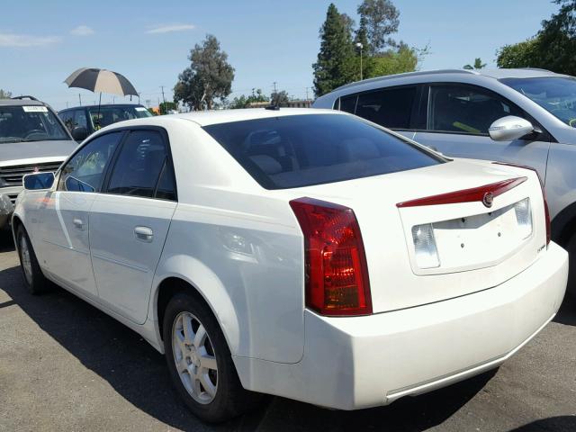 1G6DM57T760114639 - 2006 CADILLAC CTS WHITE photo 3