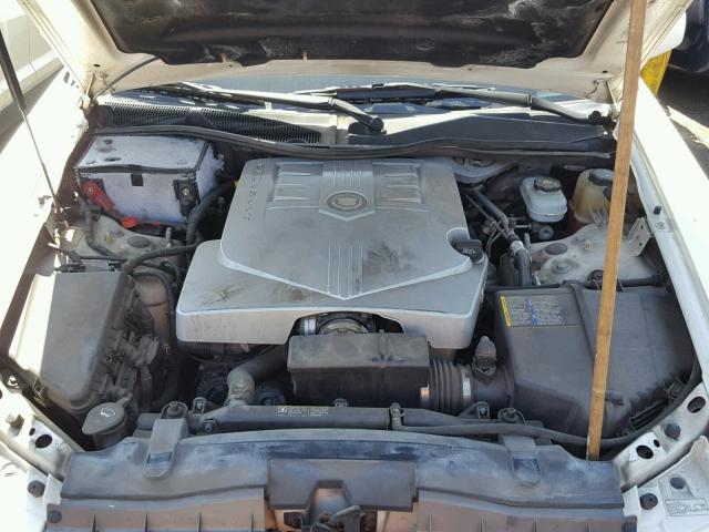 1G6DM57T760114639 - 2006 CADILLAC CTS WHITE photo 7
